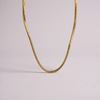 Trendy Gold Plated Snake Chain Necklace For Men – Fashion Jewelry for Party & Casual Wear