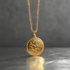 Gold Plated Ganesha Pendant Necklace Chain For Men