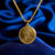 Gold-Plated Hanuman Ji Pendant Necklace – Devotional Chain for Men