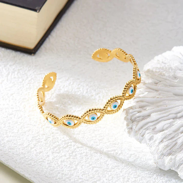 Blue Evil-Eye Infinity Bracelet For Women