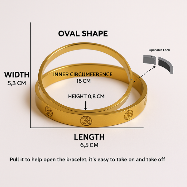 Premium Men’s Om Kada Bracelet For Men