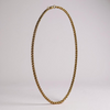 Classic Gold-Tone Stainless Steel Chain Necklace – Durable & Stylish for Men & Women