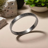 Bold Stainless Steel Engraved Men's Bangle Bracelet