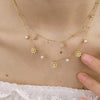 Flower-Pearl Charm Necklace For Women