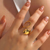 Hugsie 18K Gold Plated Ring For Women